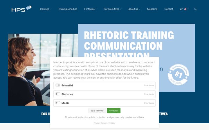 Screenshot of hps-training.com
