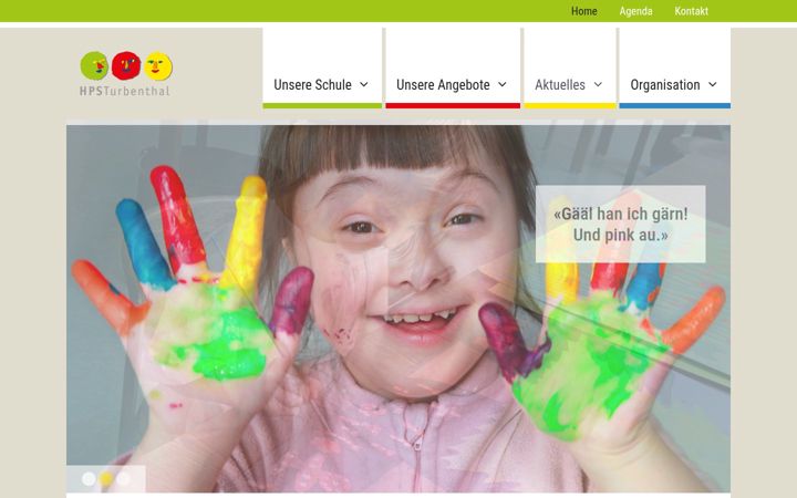 Screenshot of hps-turbenthal.ch