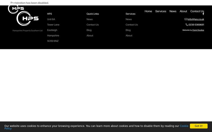 Screenshot of hps.co.uk