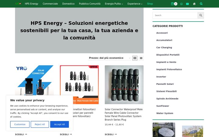 Screenshot of hpsenergy.eu