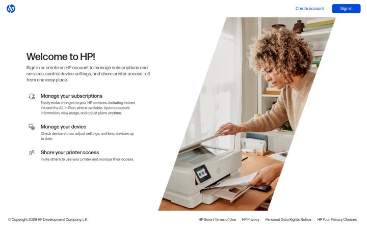 Screenshot di hpsmart.com
