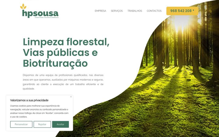 Screenshot of hpsousa.pt