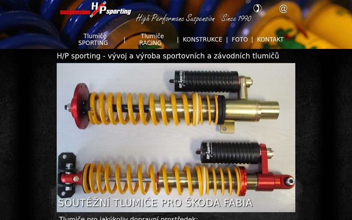 Screenshot of hpsporting.cz
