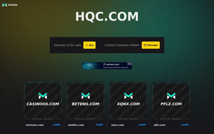 Screenshot of hqc.com