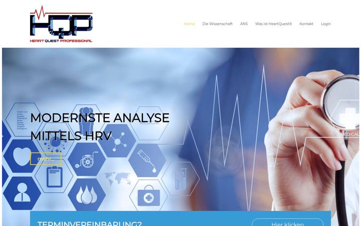Screenshot of hqhrv.at