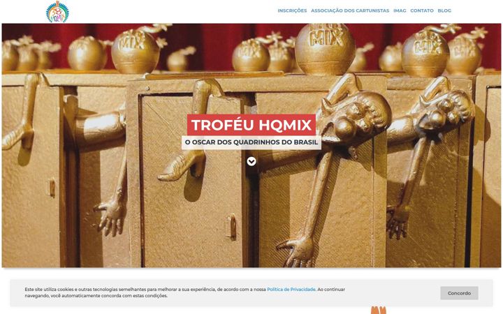Screenshot of hqmix.com.br