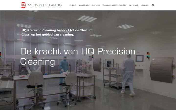 Screenshot of hqprecisioncleaning.nl