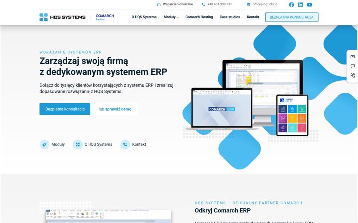 Screenshot von hqs.cloud