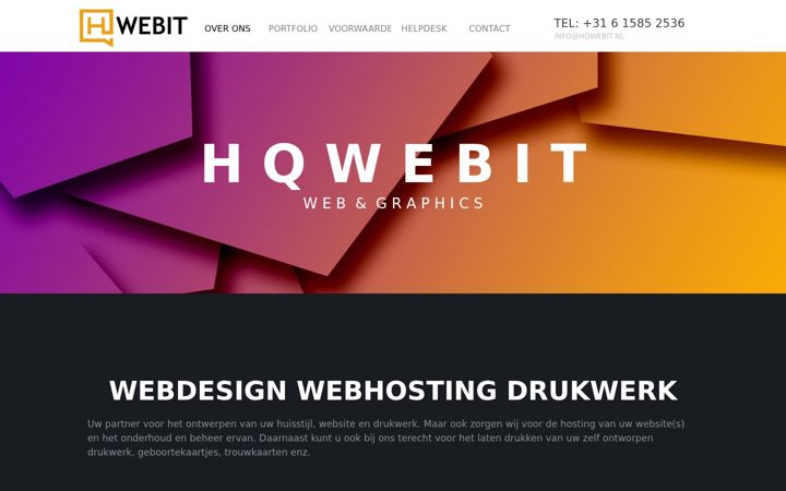 Screenshot of hqwebit.nl