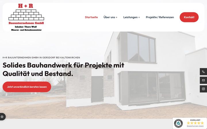 Screenshot of hr-bauunternehmen.de