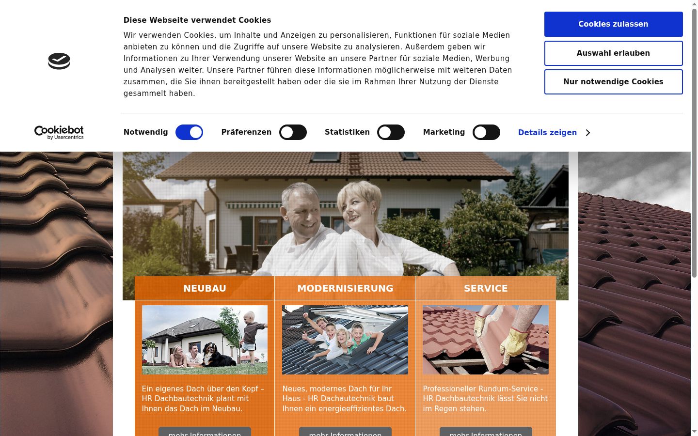 Captura de ecrã do banner de consentimento apresentado antes de qualquer interação