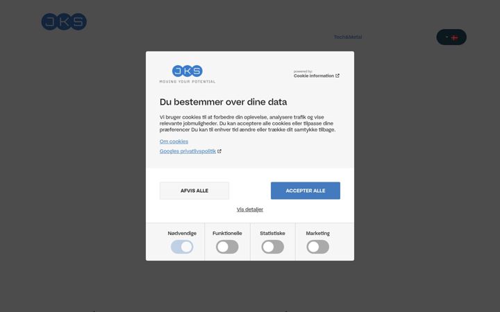 Screenshot of hr-industries.dk