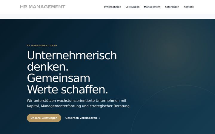 Screenshot of hr-m.de