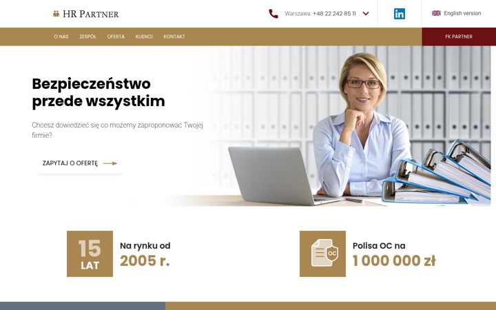 Screenshot of hr-partner.pl