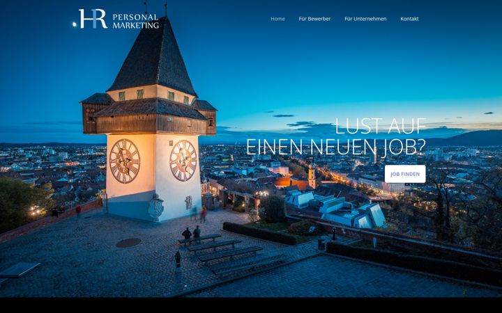 Screenshot of hr-personalmarketing.at