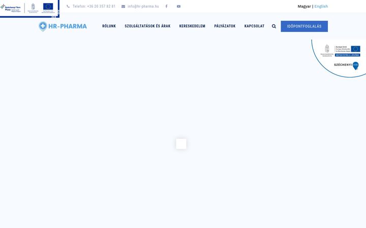 Screenshot of hr-pharma.hu