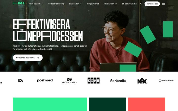 Screenshot of hr-plus.se