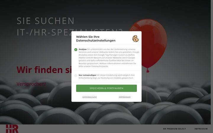 Screenshot of hr-premium-select.de