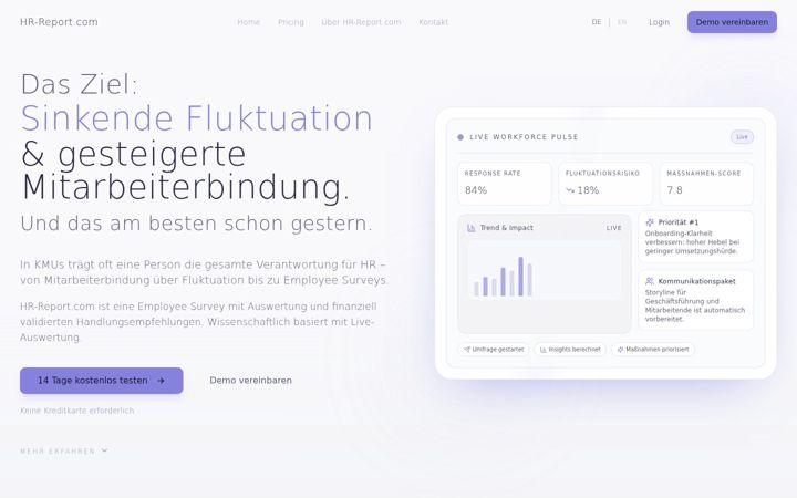 Screenshot of hr-report.com