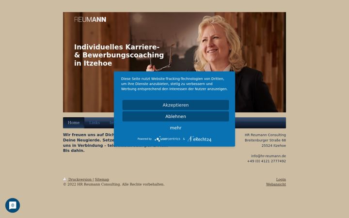 Screenshot of hr-reumann.de