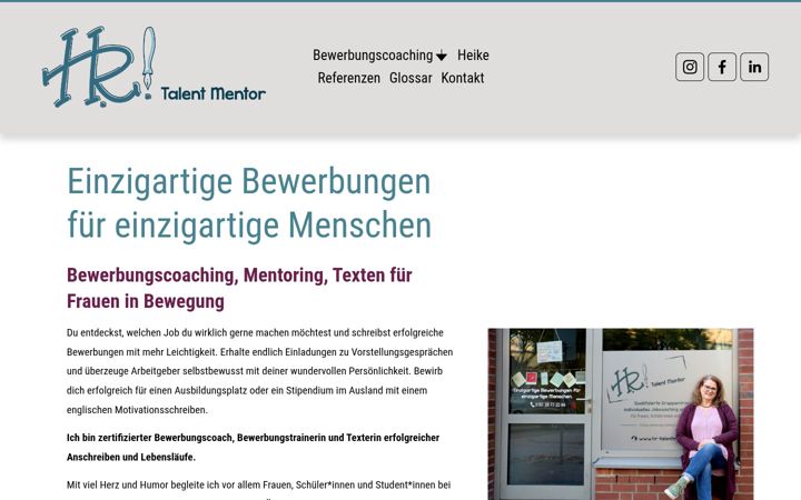 Screenshot of hr-talentmentor.de