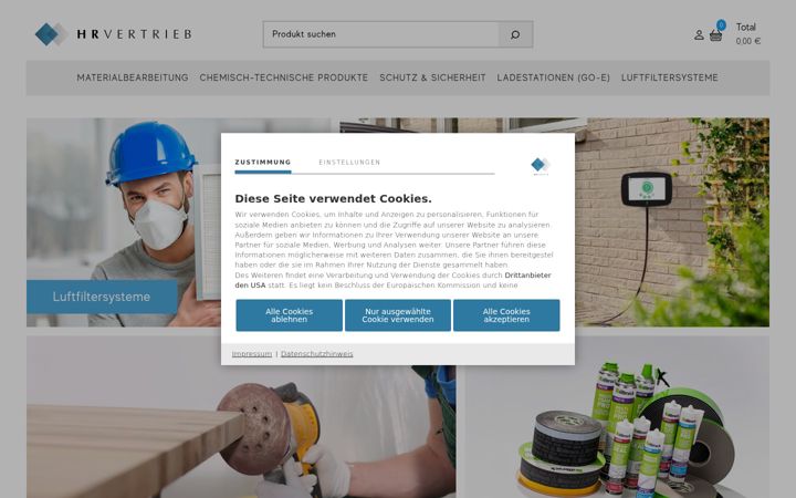 Screenshot of hr-vertrieb.com