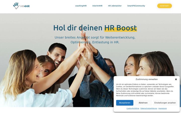Screenshot of hr4hr.at