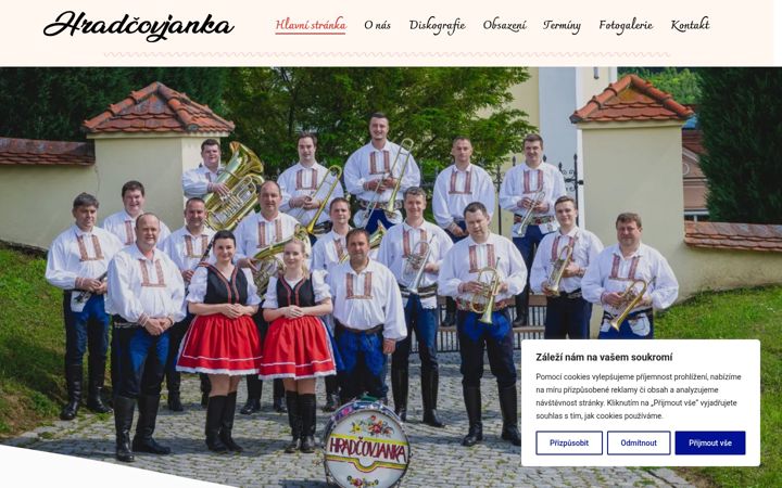 Screenshot of hradcovjanka.cz