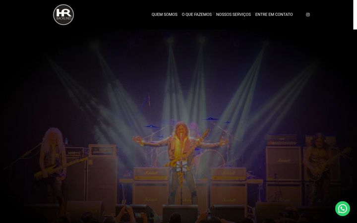 Screenshot of hrbacklines.com.br