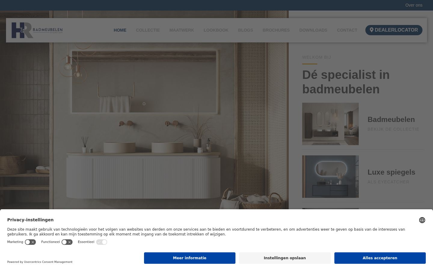 Zrzut ekranu banera zgody wyświetlanego przed jakąkolwiek interakcją
