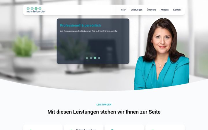 Screenshot of hrberater.com