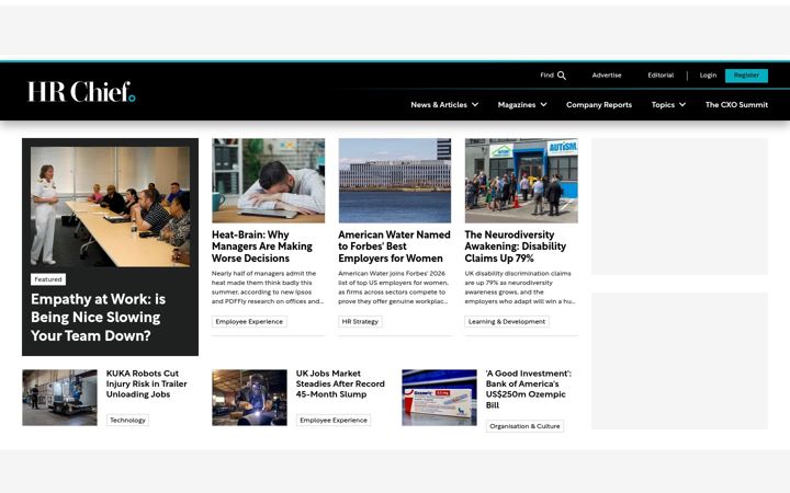 Screenshot of hrchiefmagazine.com