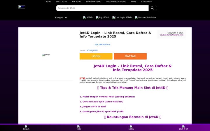 Snimka zaslona za hrcindonesia.org