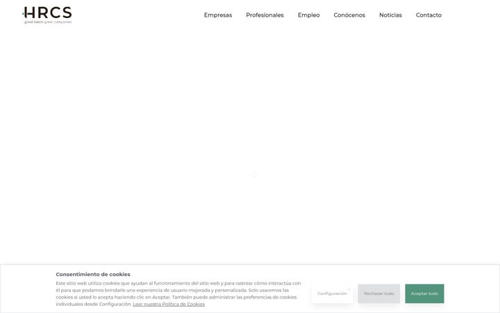 Screenshot of hrcs.es
