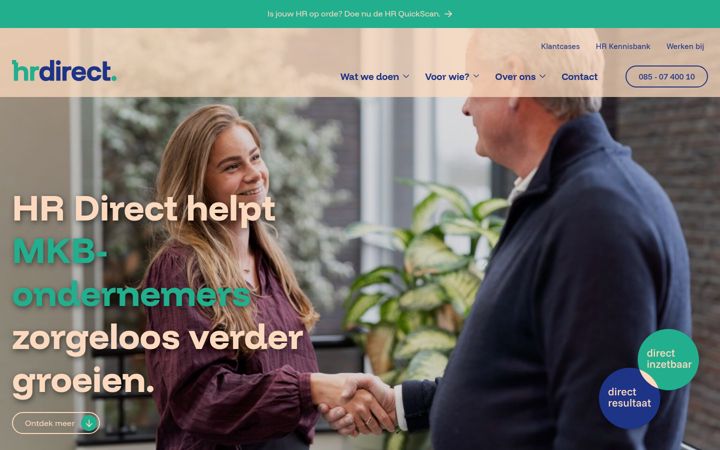 Snímek obrazovky hrdirect.nl