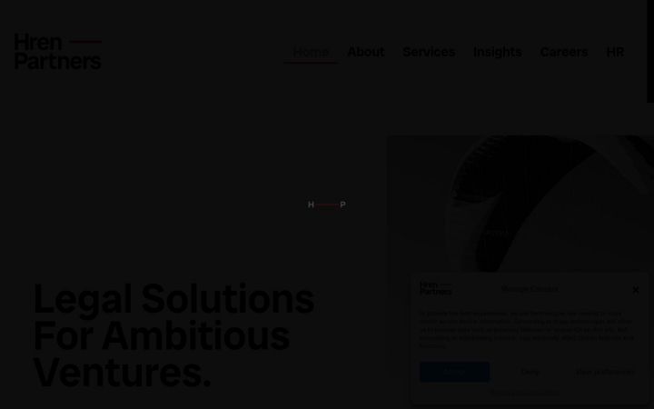 Screenshot of hren-tomaskovic.com