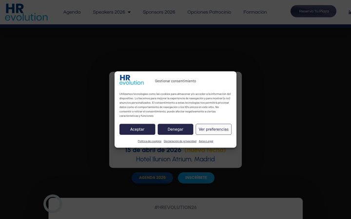 Screenshot of hrevolution.es