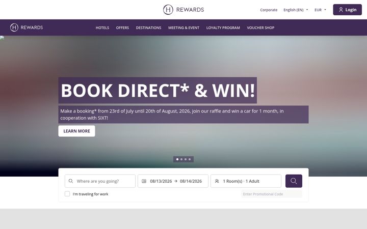 Screenshot of hrewards.pro