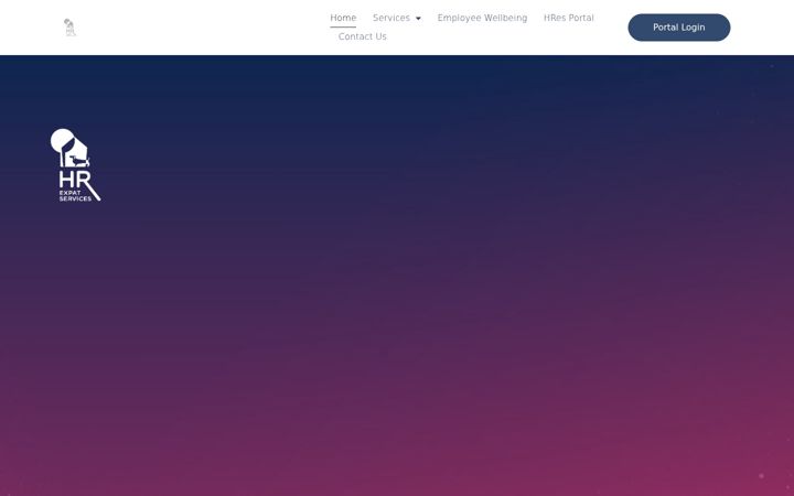Screenshot of hrexpatservices.com