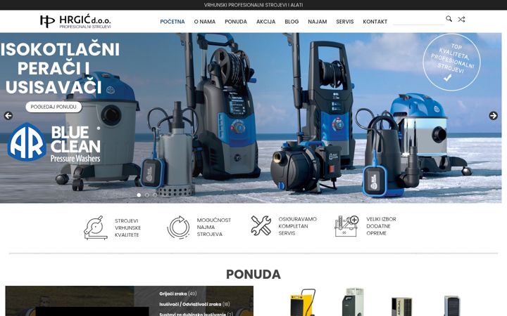 Screenshot of hrgic.hr