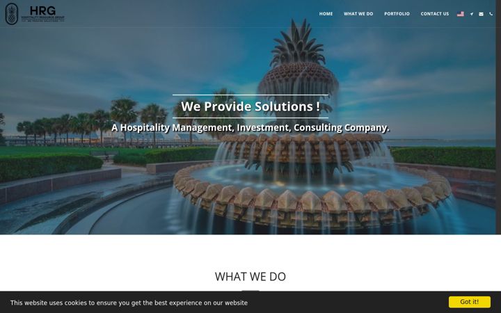 Screenshot of hrgportal.com