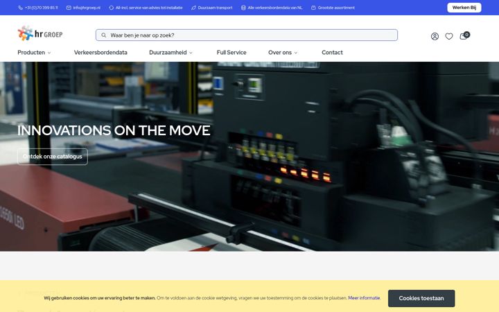 Screenshot of hrgroep.nl