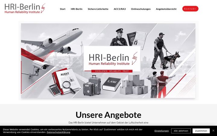 Screenshot of hri-berlin.de