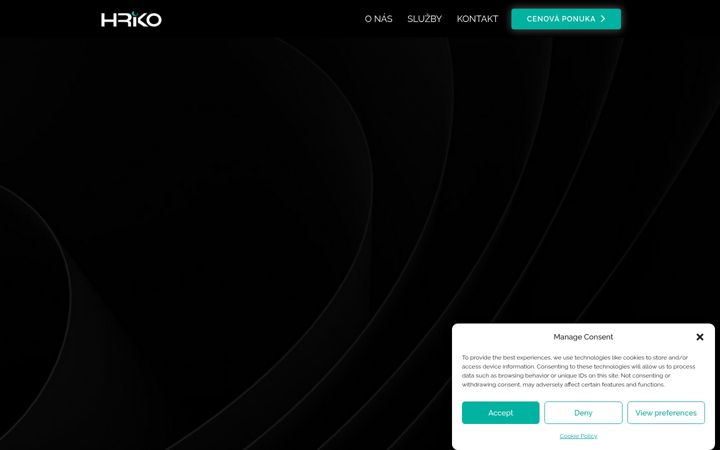 Screenshot of hriko.sk