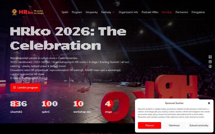 Screenshot of hrko.cz