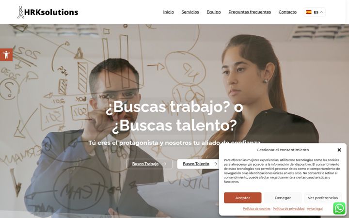 Screenshot of hrksolutions.pro