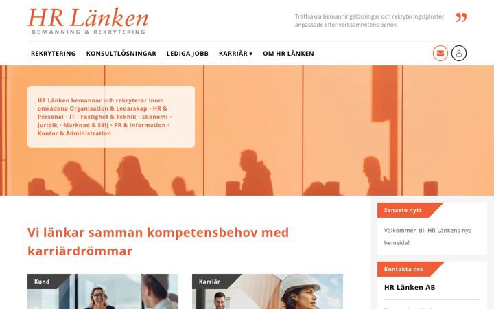 Screenshot of hrlanken.se