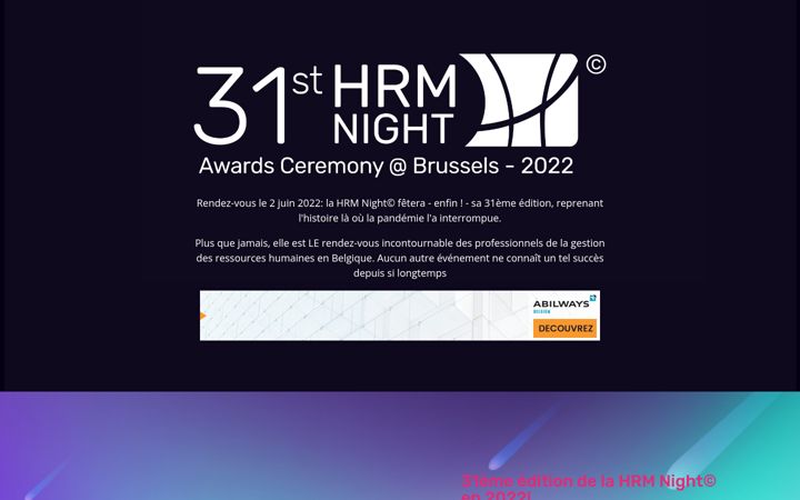 Screenshot of hrm-night.be