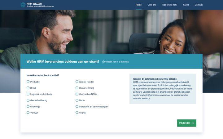 Screenshot of hrm-wijzer.nl