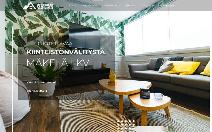 Screenshot of hrmakela.fi